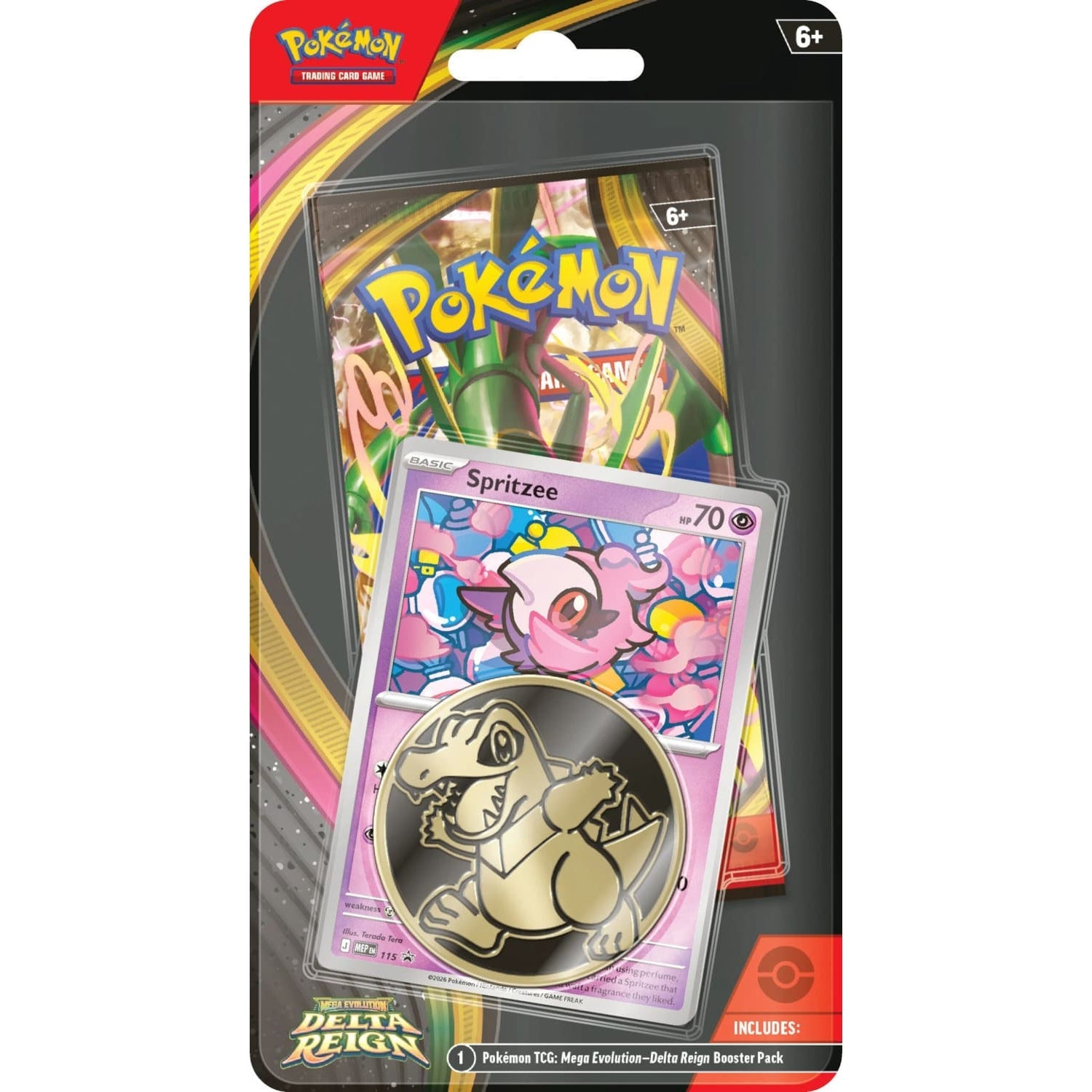 Pokémon Delta-Herrschaft Blister Parfi (Abbildung: englische Version)